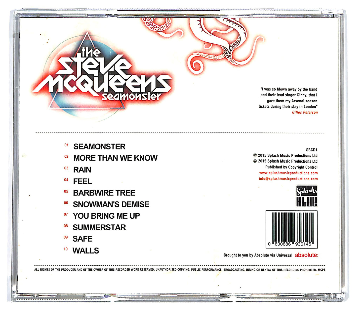 EBOND The Steve McQueens - Seamonster CD CD124969