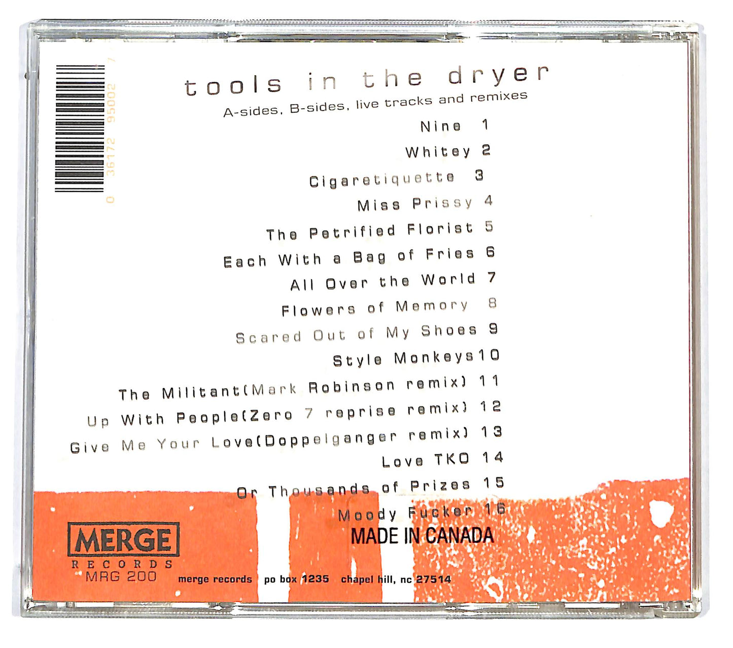EBOND Lambchop - Tools In The Dryer CD CD125037
