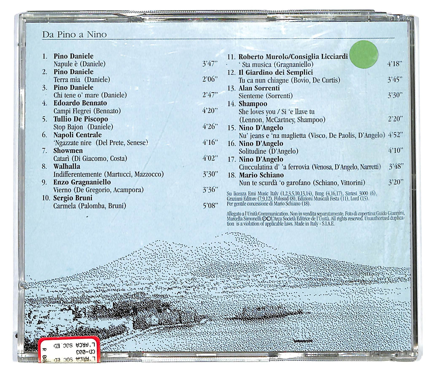 EBOND Various - Il Canto di Napoli - Da Pino a Nino CD CD125043