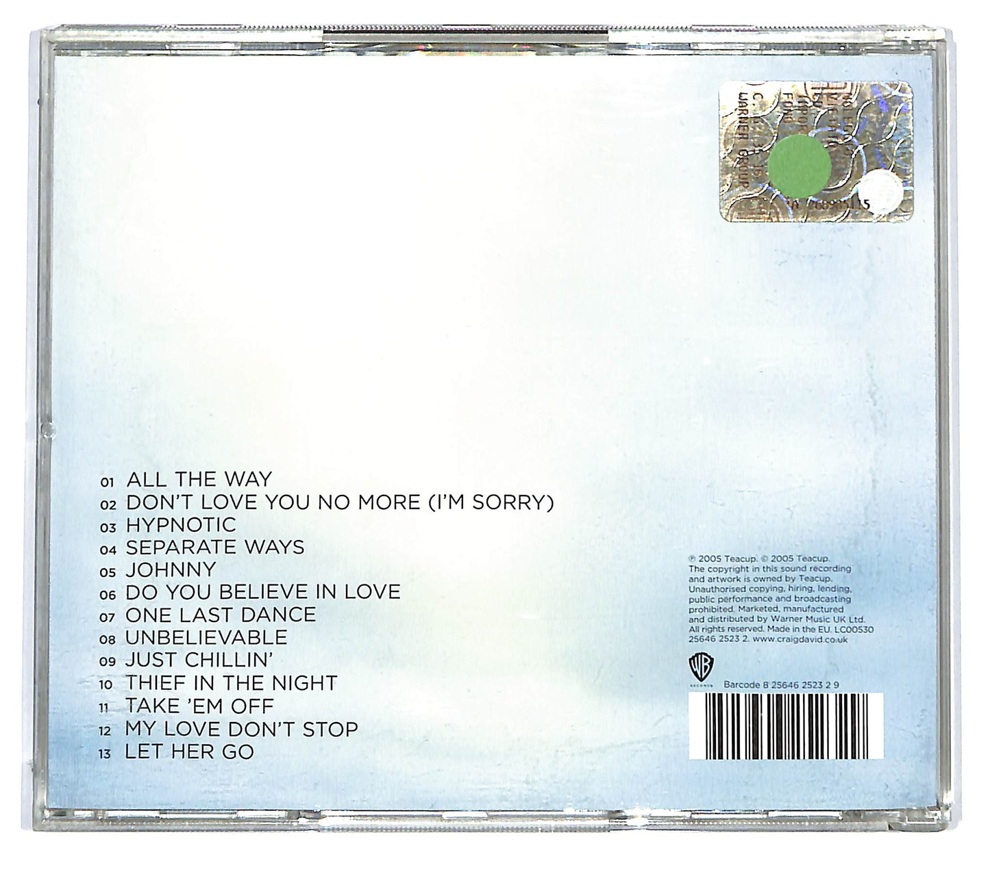 EBOND Craig David - The Story Goes... CD CD125049