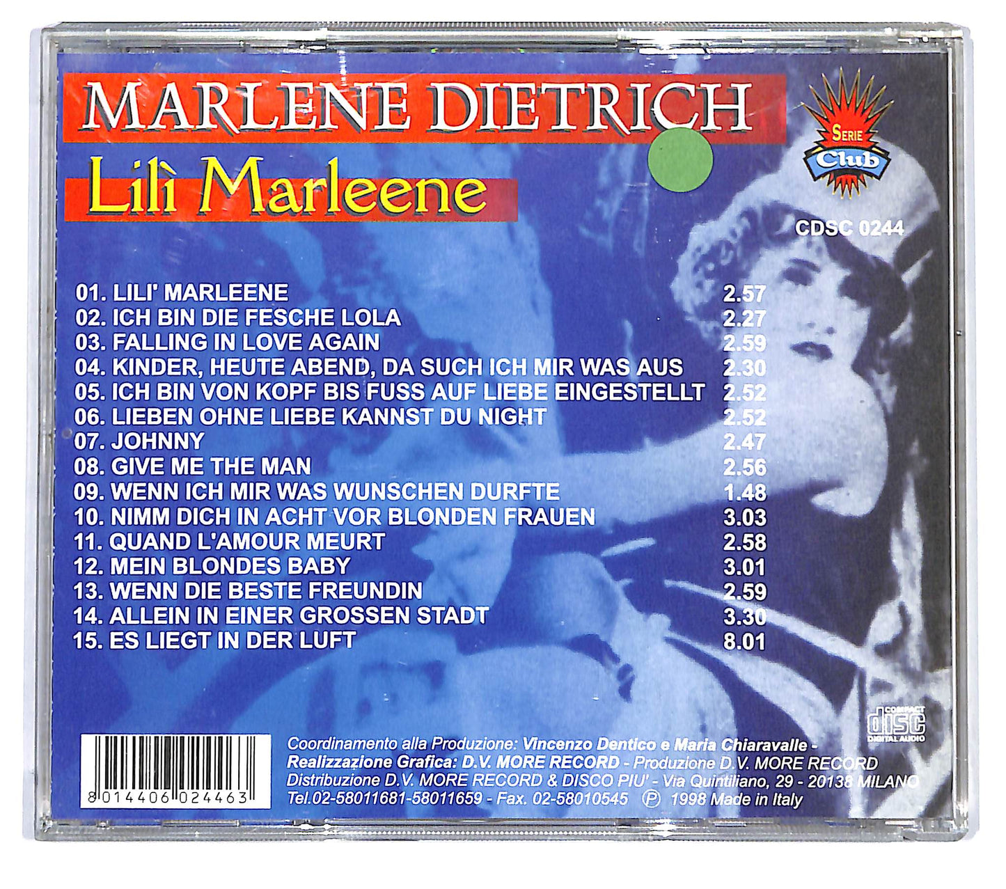 EBOND Marlene Dietrich - Lili Marlene CD CD125115