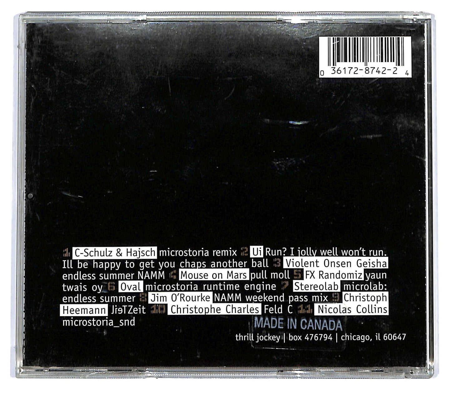 EBOND Microstoria - Reprovisers CD CD125123