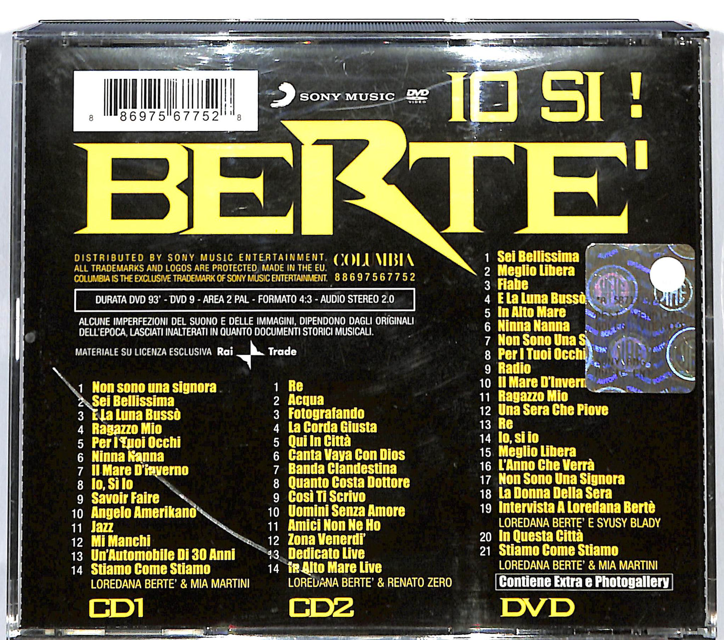 EBOND Loredana Berte - Io Si! Berte CD CD125163