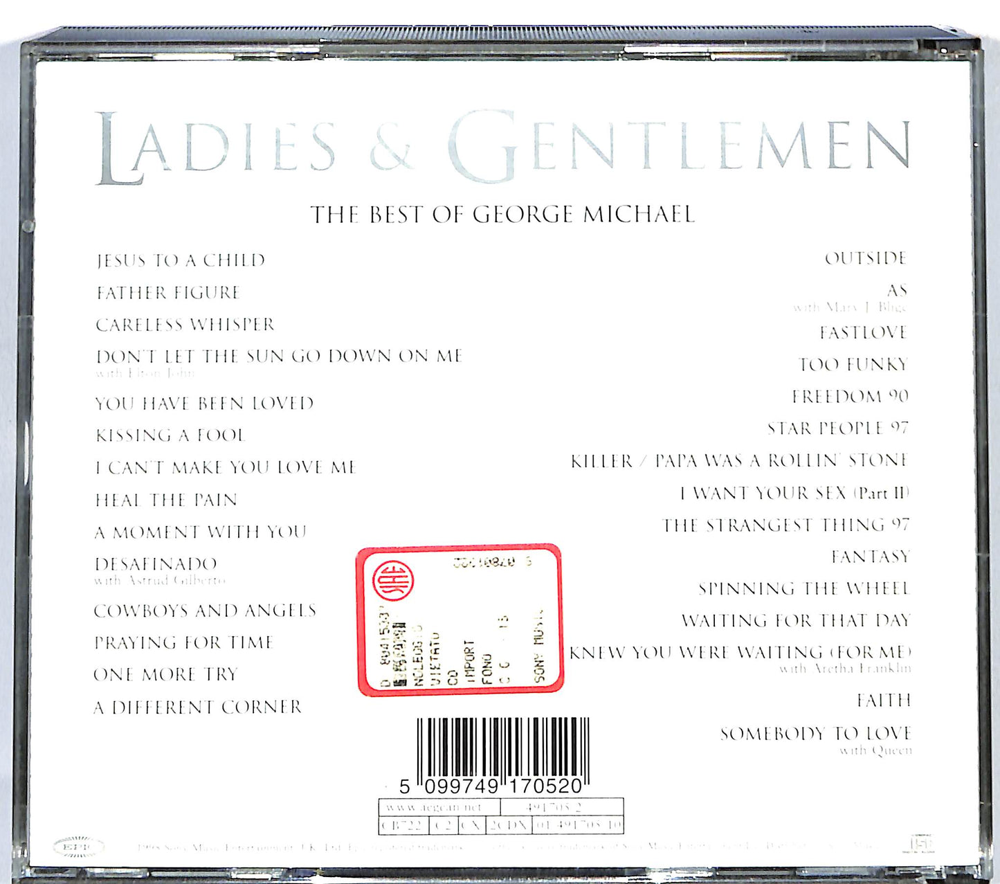 EBOND George Michael - Ladies & Gentlemen CD CD125220