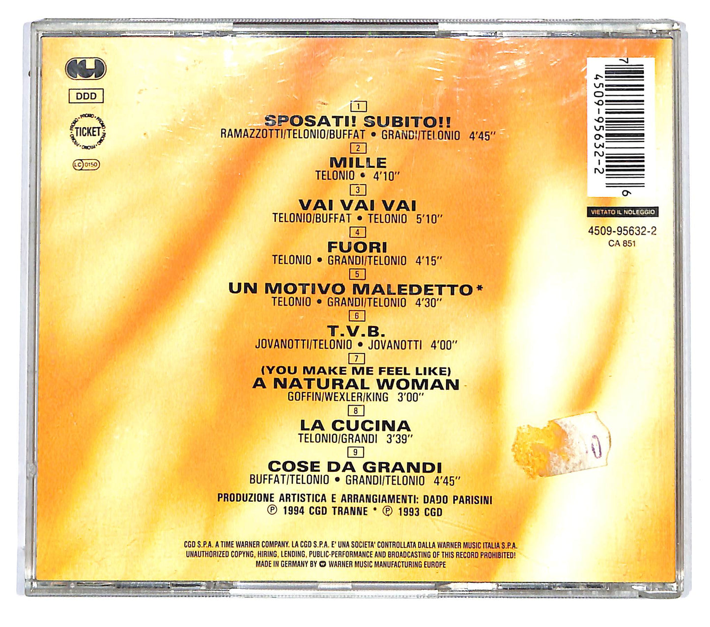 EBOND Irene Grandi - Irene Grandi CD CD125230