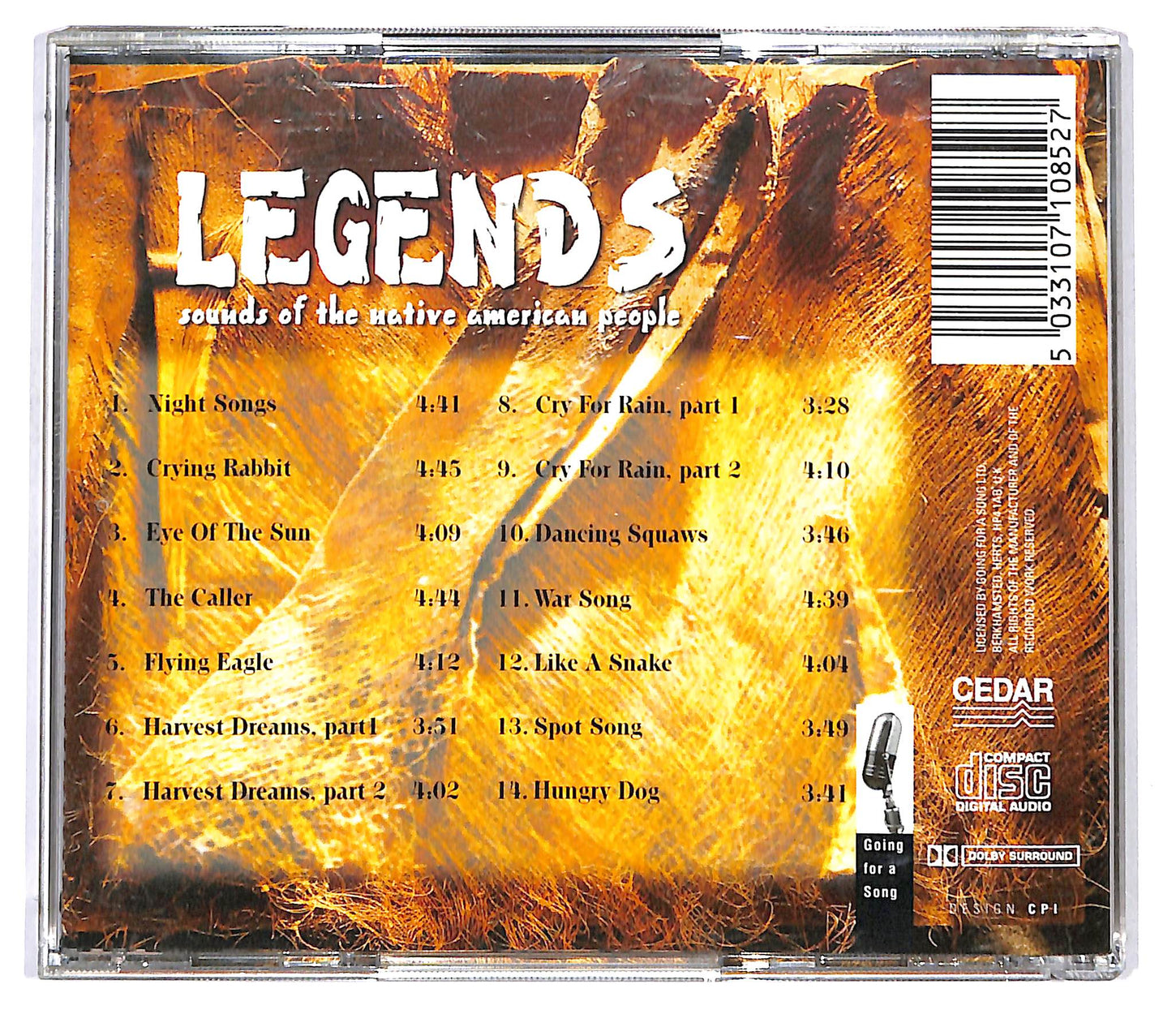 EBOND Navajo - Legends - Sounds Of The Native American People CD CD125245