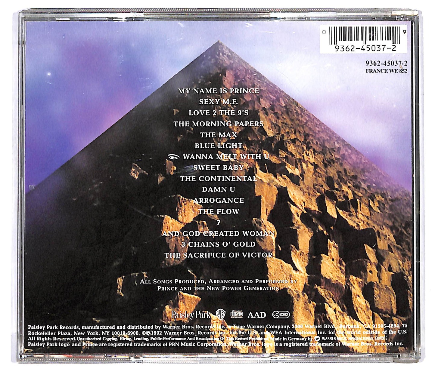 EBOND Prince And The New Power Generation - Love Symbol CD CD125252