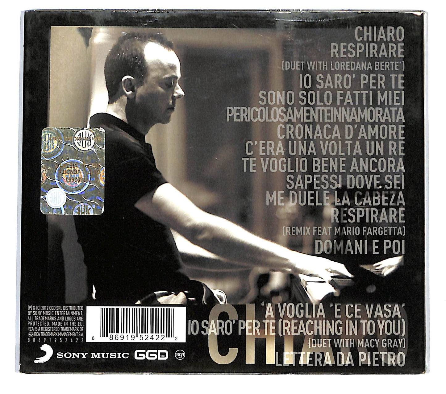 EBOND Gigi D'Alessio - Chiaro DIGIPACK CD CD125255