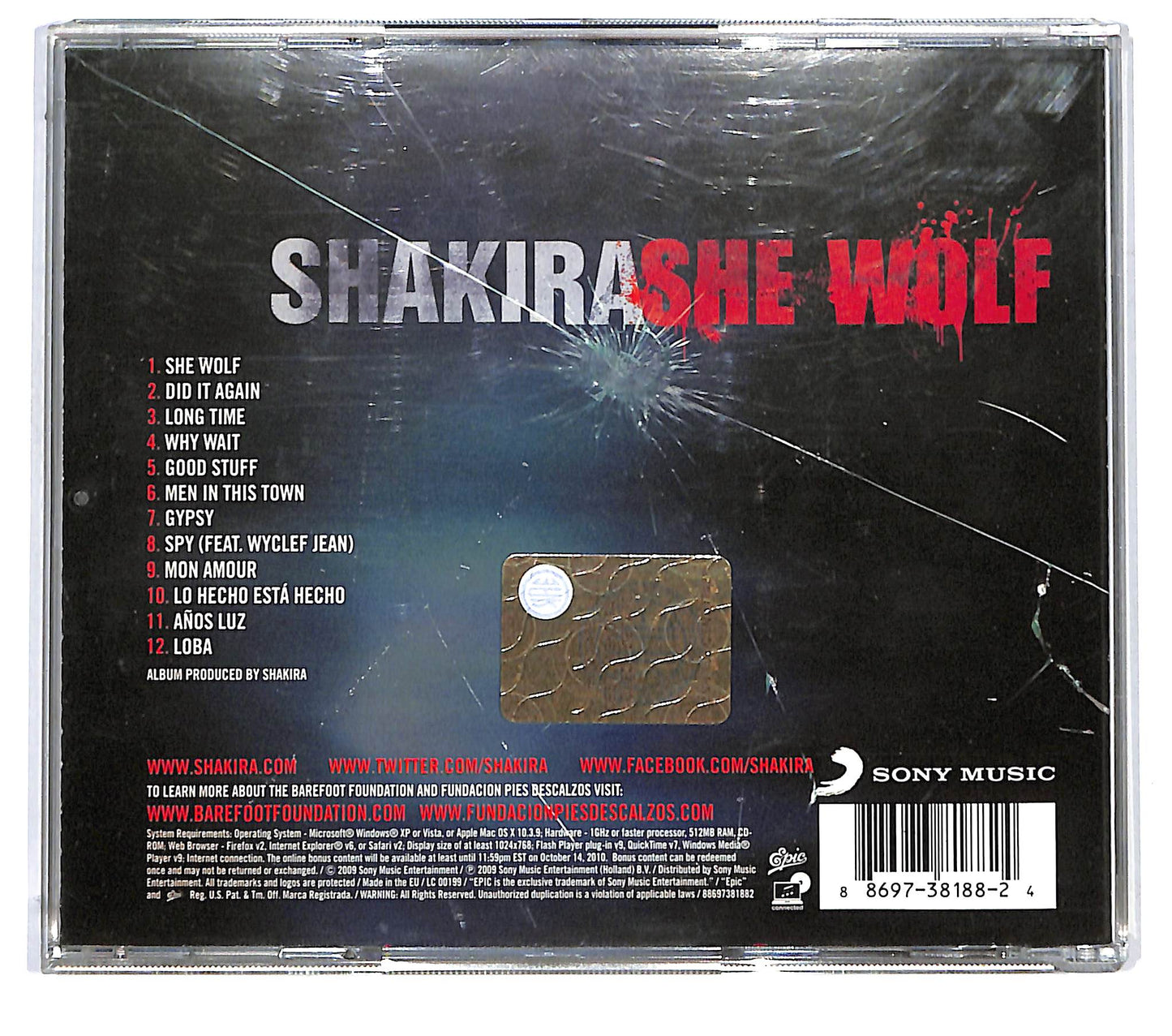 EBOND Shakira - She Wolf CD CD125303