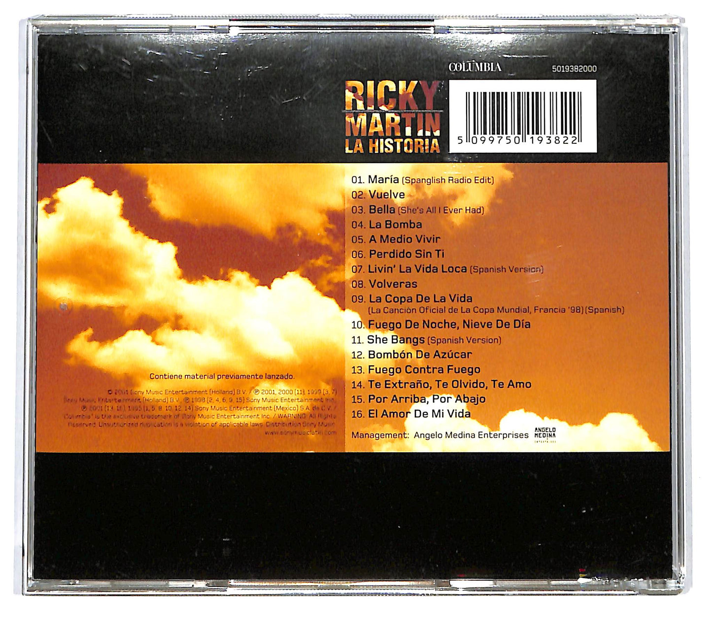 EBOND Ricky Martin - La Historia CD CD125341