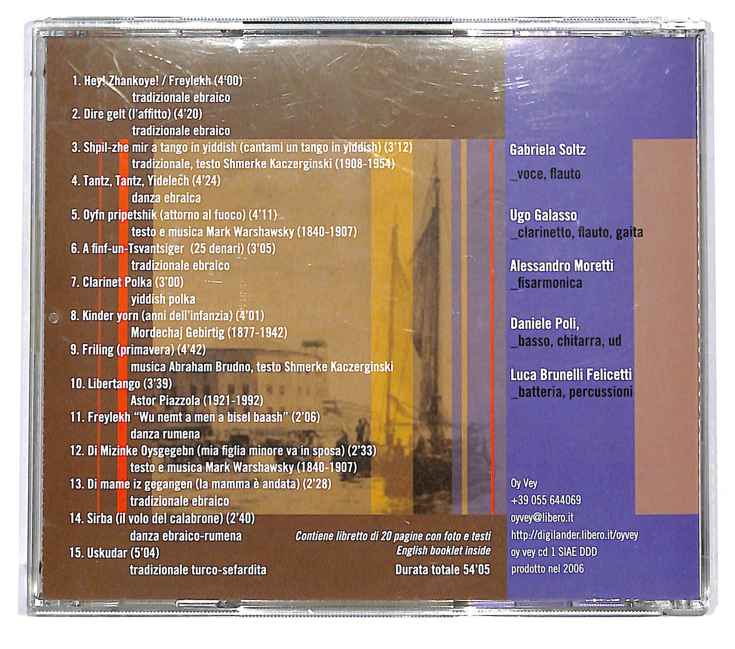 EBOND Gabriela Soltz - Oy'Vey - Cantami un tango in yiddish CD CD125366