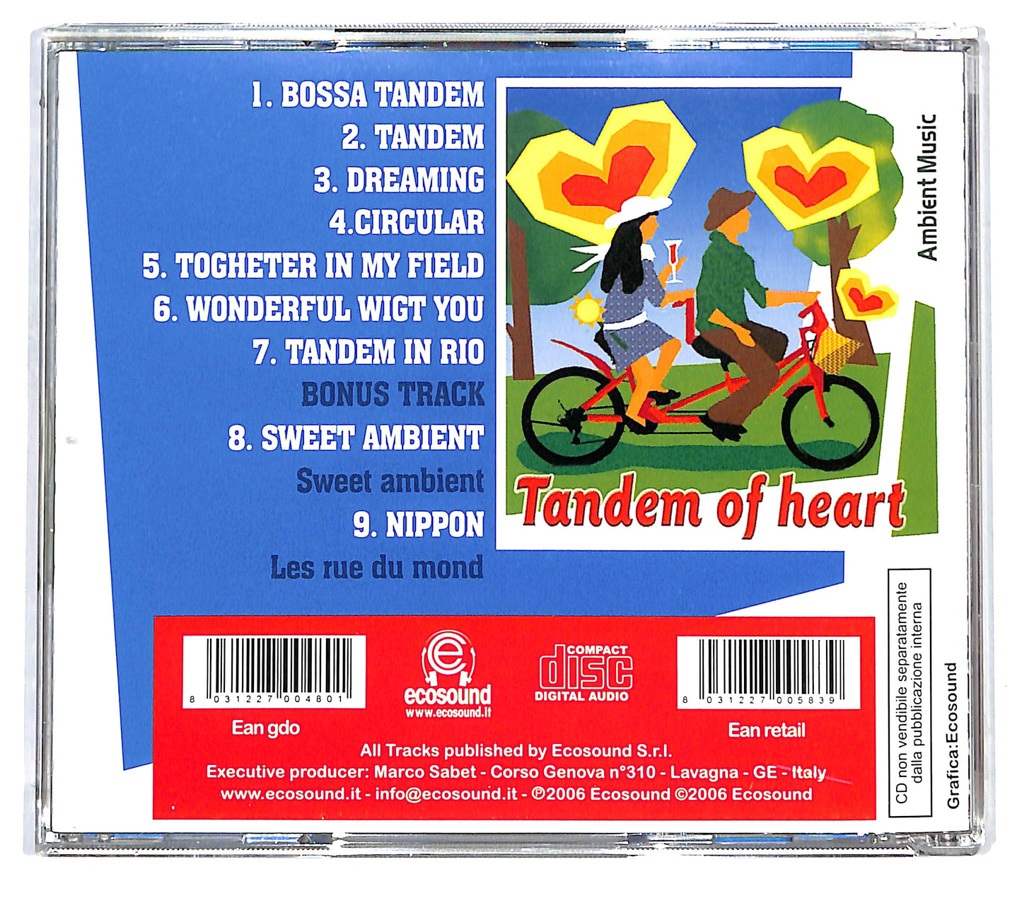 EBOND Various - Tandem of Heart CD CD125404