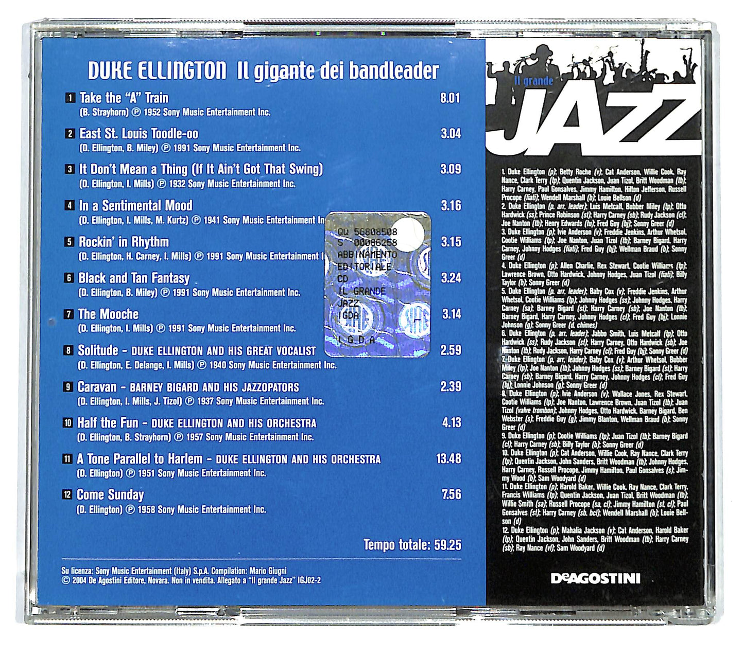 EBOND Duke Ellington - Il Gigante Dei Bandleader EDITORIALE CD CD125410