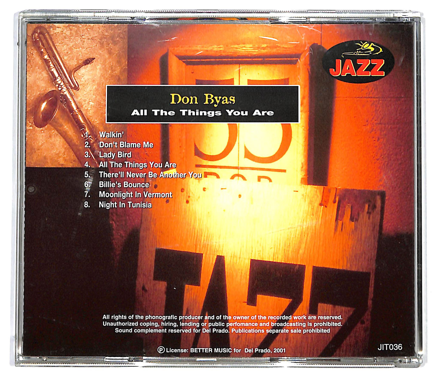 EBOND Don Byas - All The Things You Are EDITORIALE CD CD125459