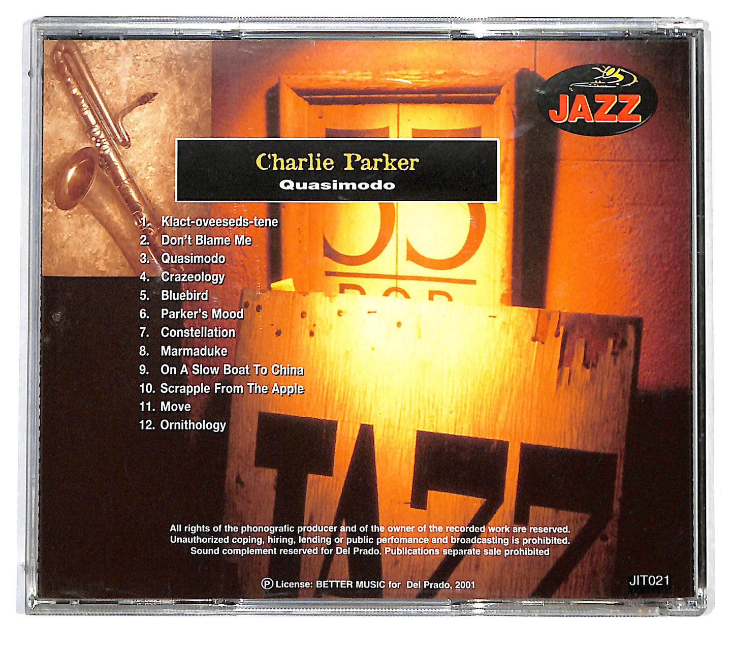 EBOND Charlie Parker - Quasimodo EDITORIALE CD CD125462