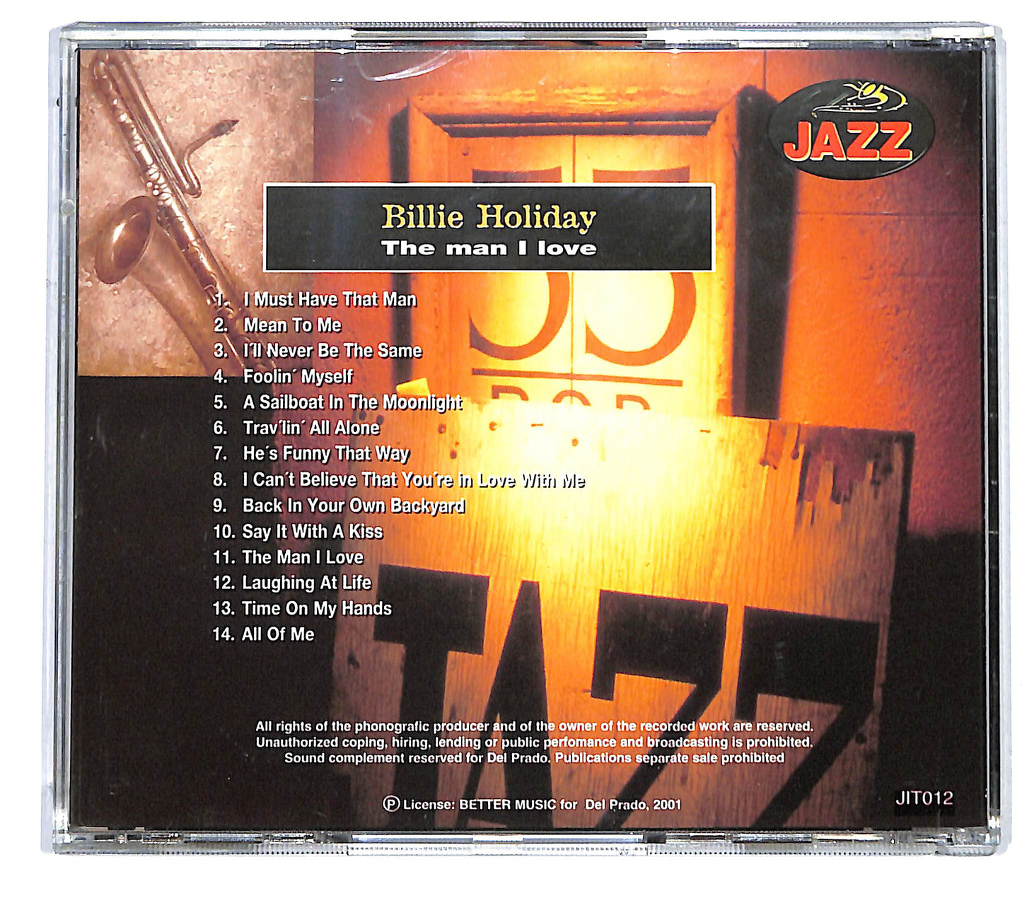 EBOND Billie Holiday - The Man I Love EDITORIALE CD CD125506