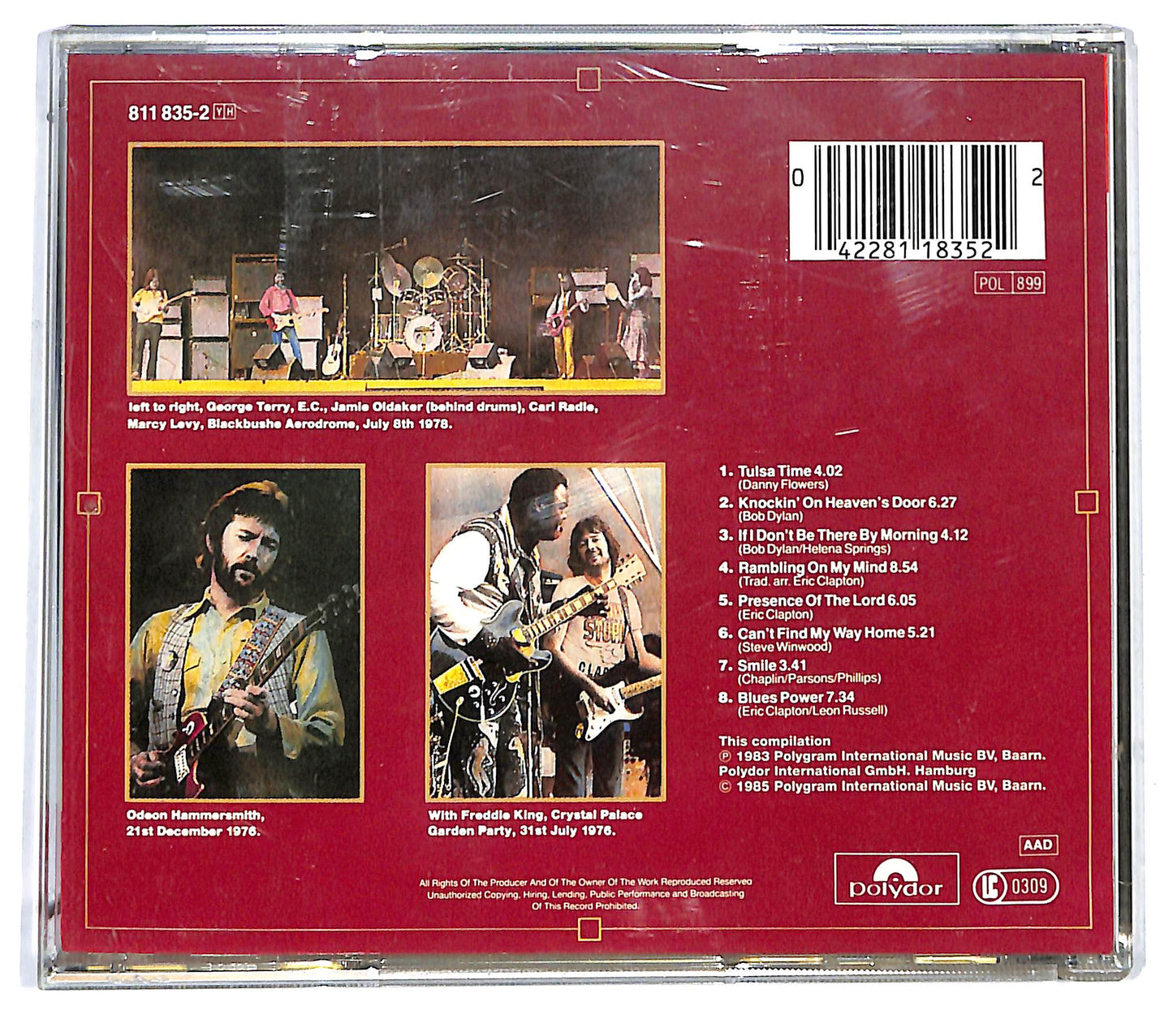 EBOND Eric Clapton - Timepieces Vol. II - 'Live' In The Seventies CD CD125510