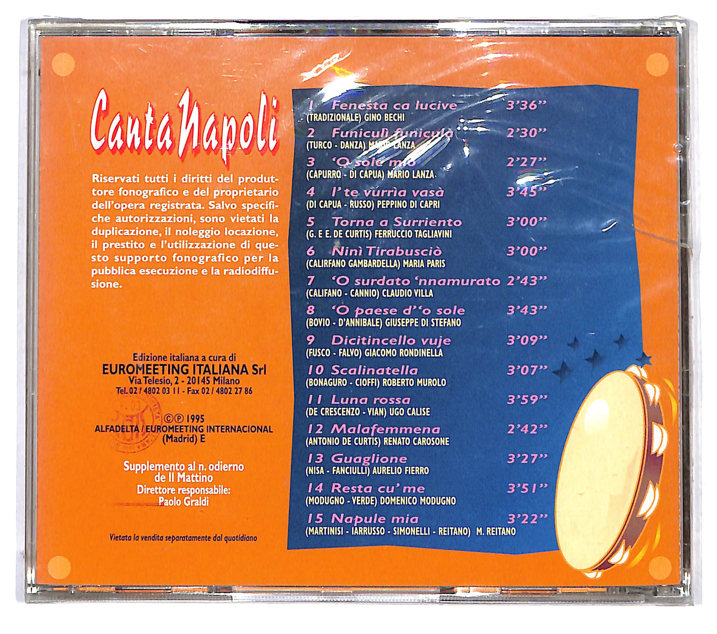 EBOND Various - Canta Napoli EDITORIALE CD CD125628