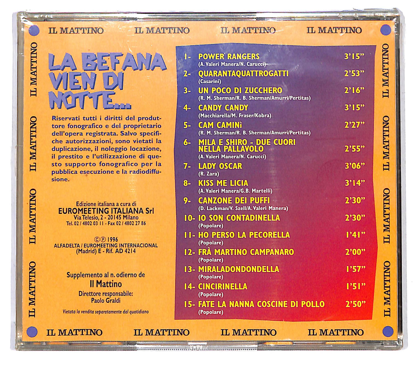 EBOND Unknown Artist - La Befana Vien Di Notte... EDITORIALE CD CD125642