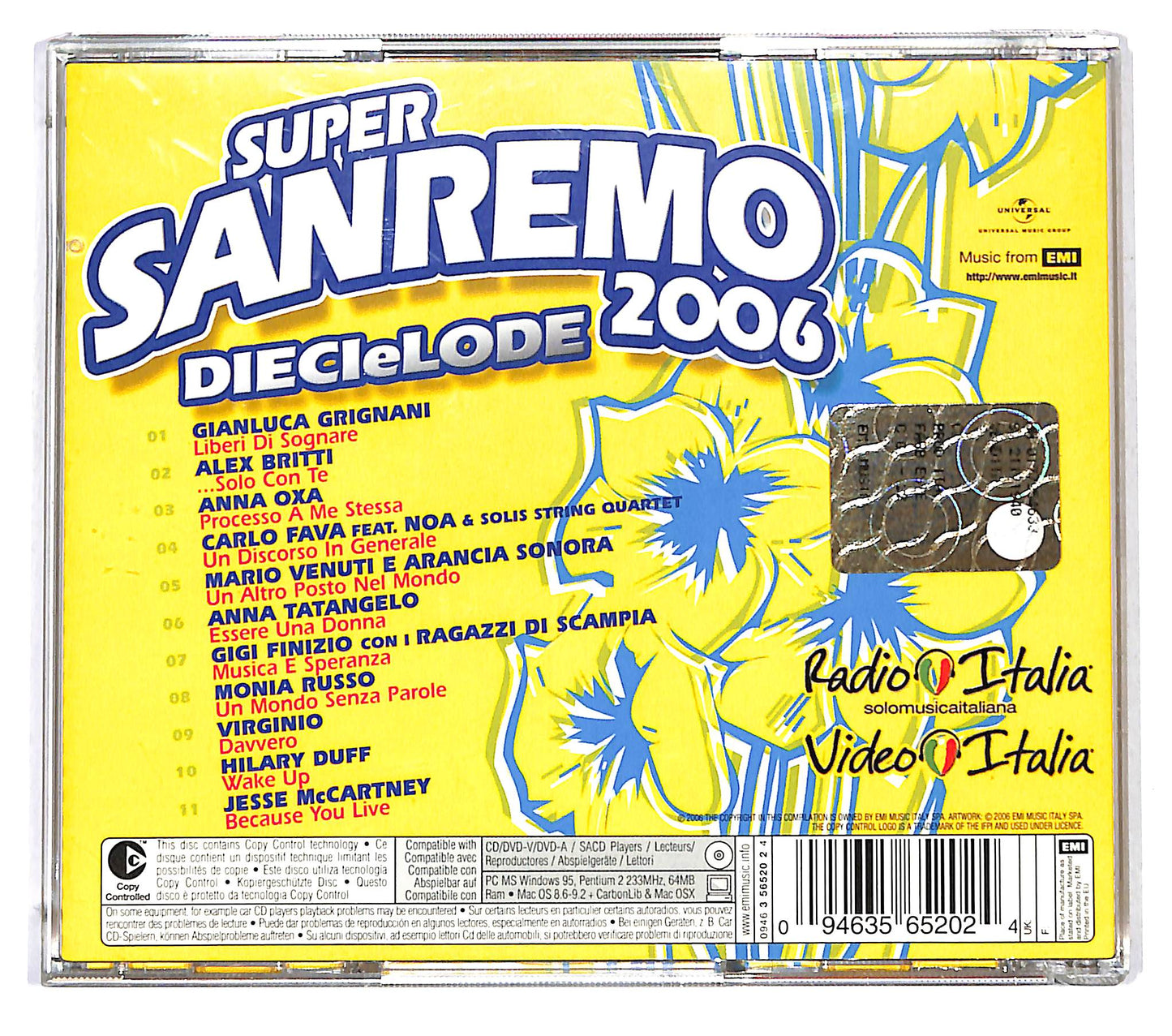EBOND Various - Super Sanremo 2006 CD CD125654