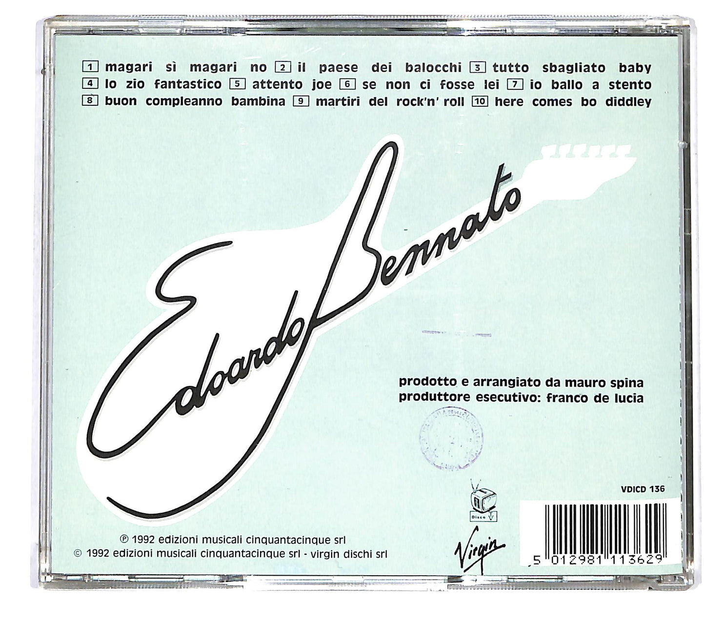EBOND Edoardo Bennato - Il Paese Dei Balocchi CD CD125709