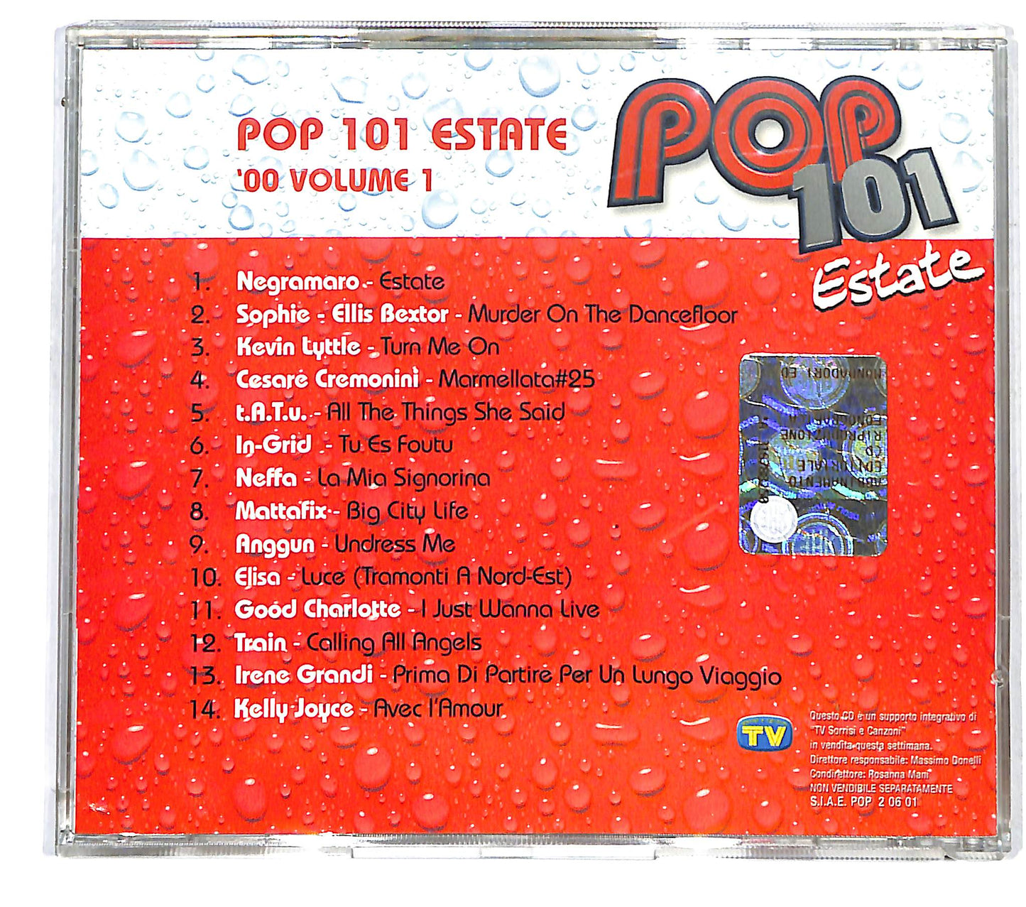 EBOND Various - Pop 101 Estate '00 Vol. 1 EDITORIALE CD CD125807