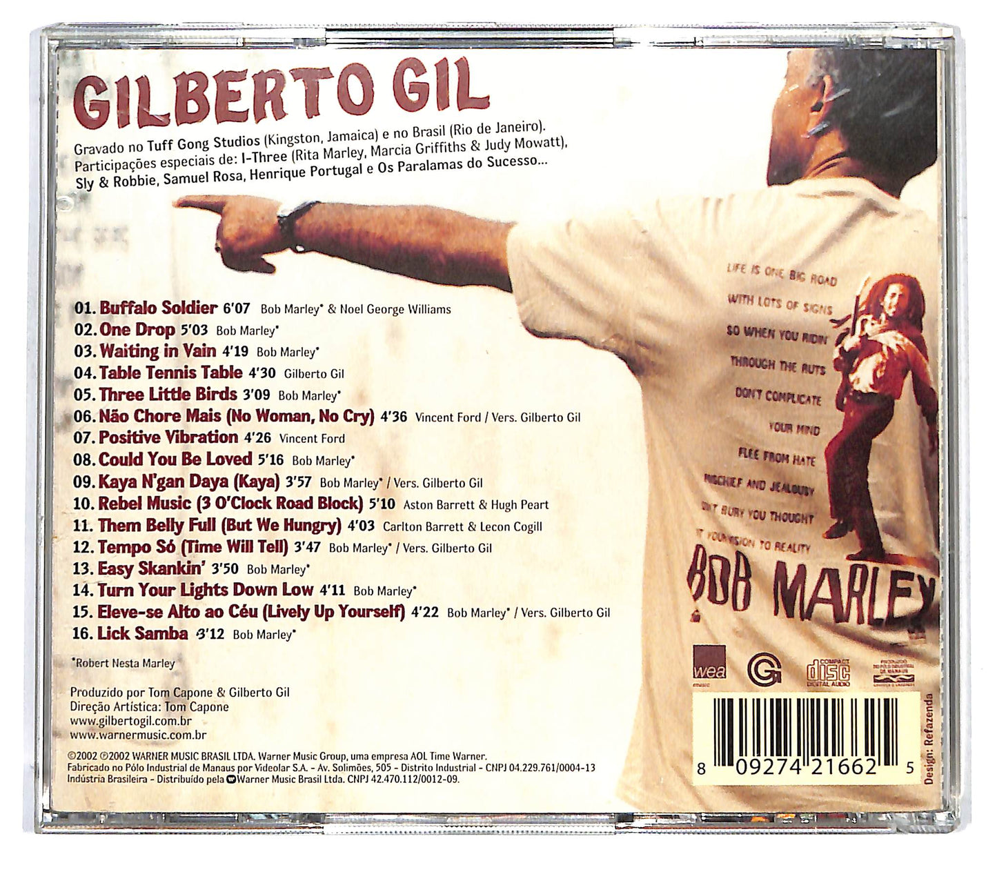 EBOND Gilberto Gil - Kaya N'Gan Daya CD CD125814