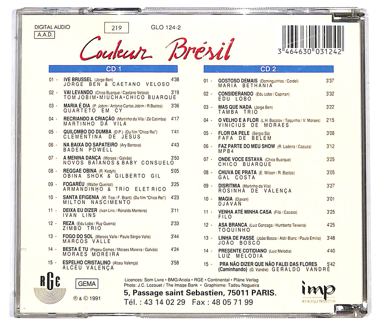 EBOND Various - Couleur Bresil CD CD125831