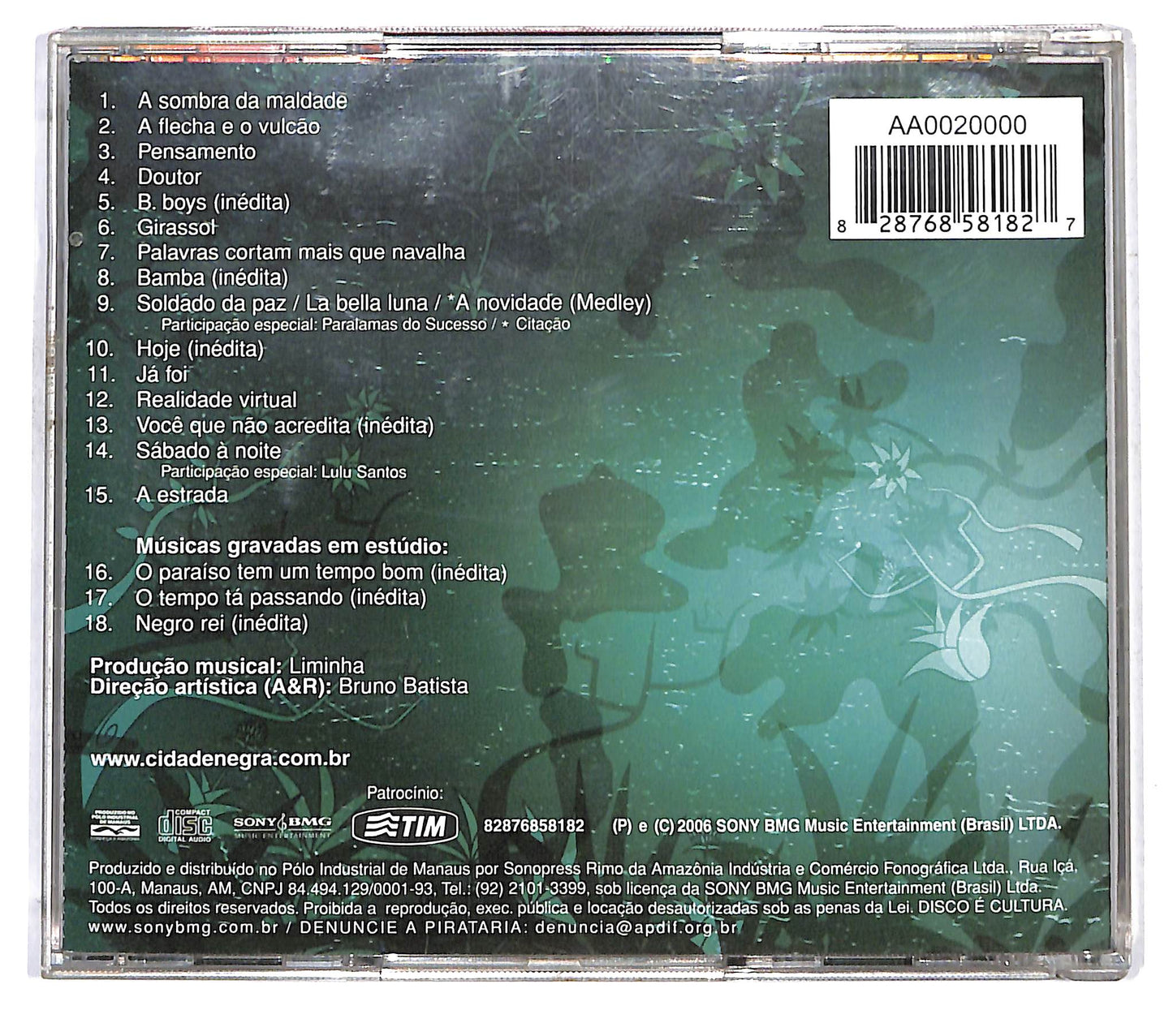 EBOND Cidade Negra - Direto (Ao Vivo) CD CD125842