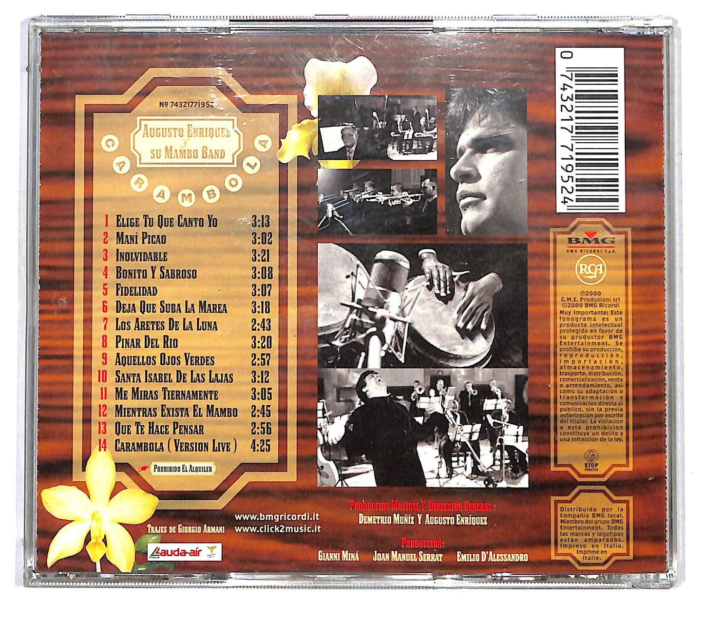 EBOND Augusto Enriquez Y Su Mambo Band - Carambola CD CD125845