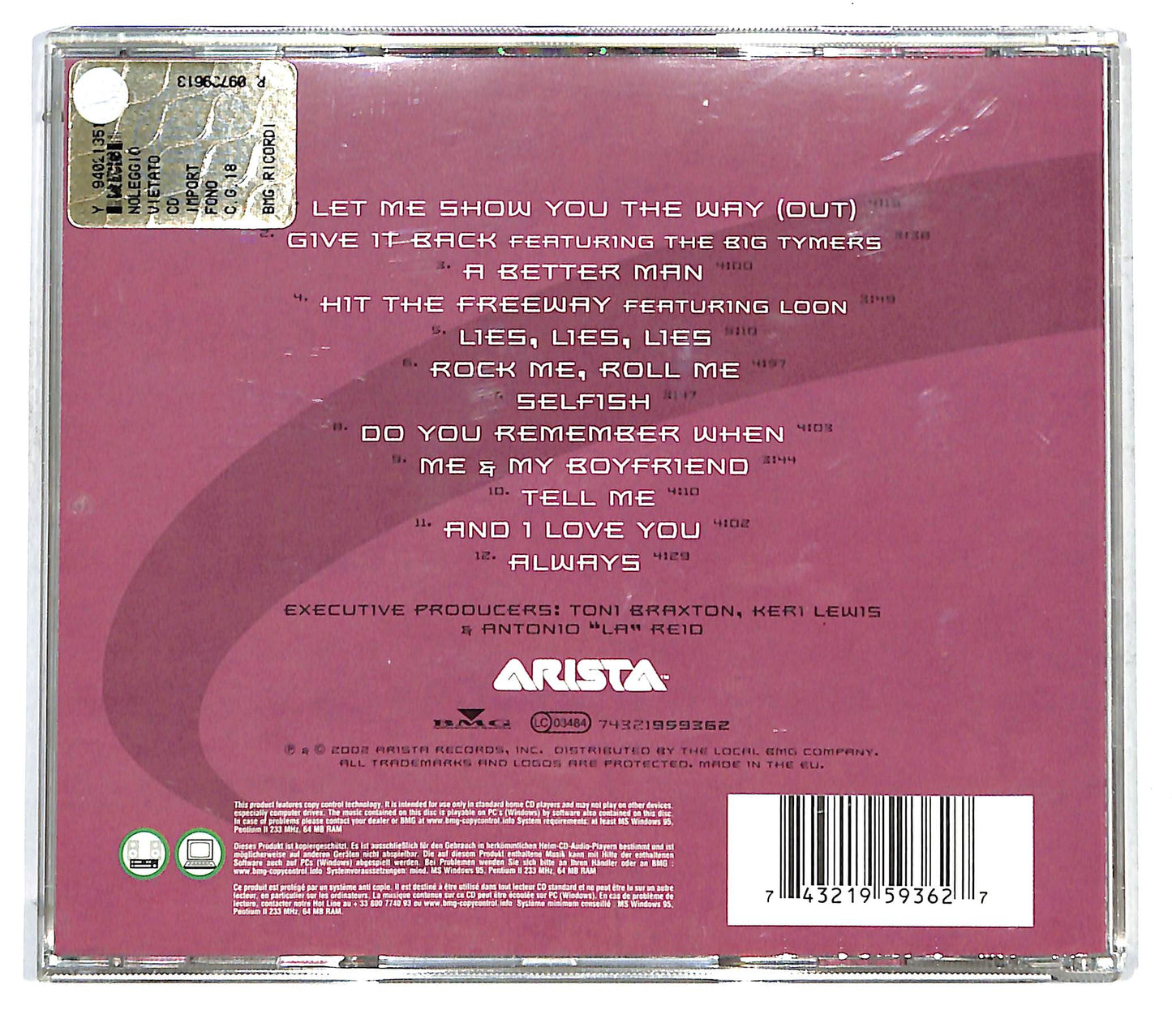 EBOND Toni Braxton - More Than A Woman CD CD125921