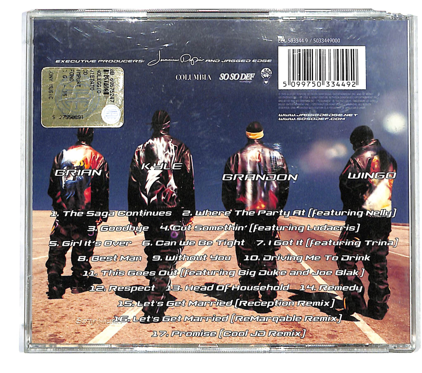 EBOND Jagged Edge - Jagged Little Thrill CD CD125957
