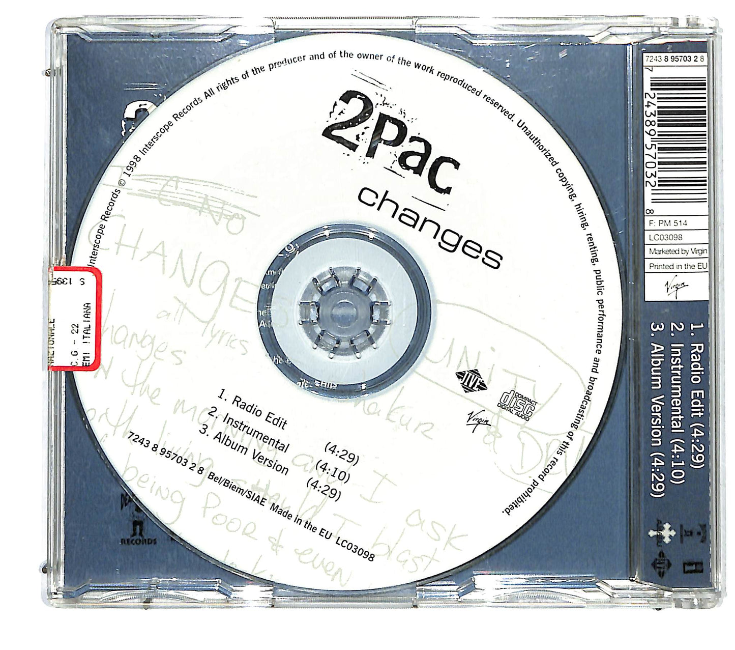 EBOND 2Pac - Changes CD CD125967