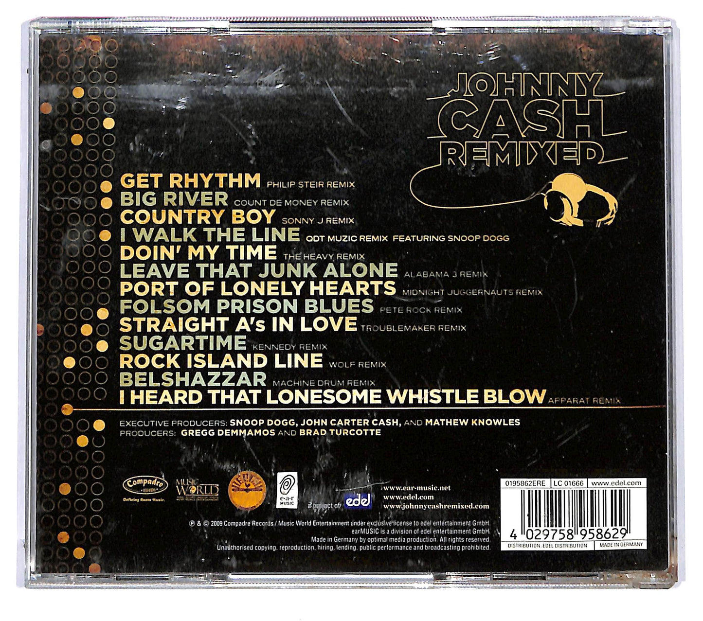 EBOND Johnny Cash - Johnny Cash Remixed CD CD126003