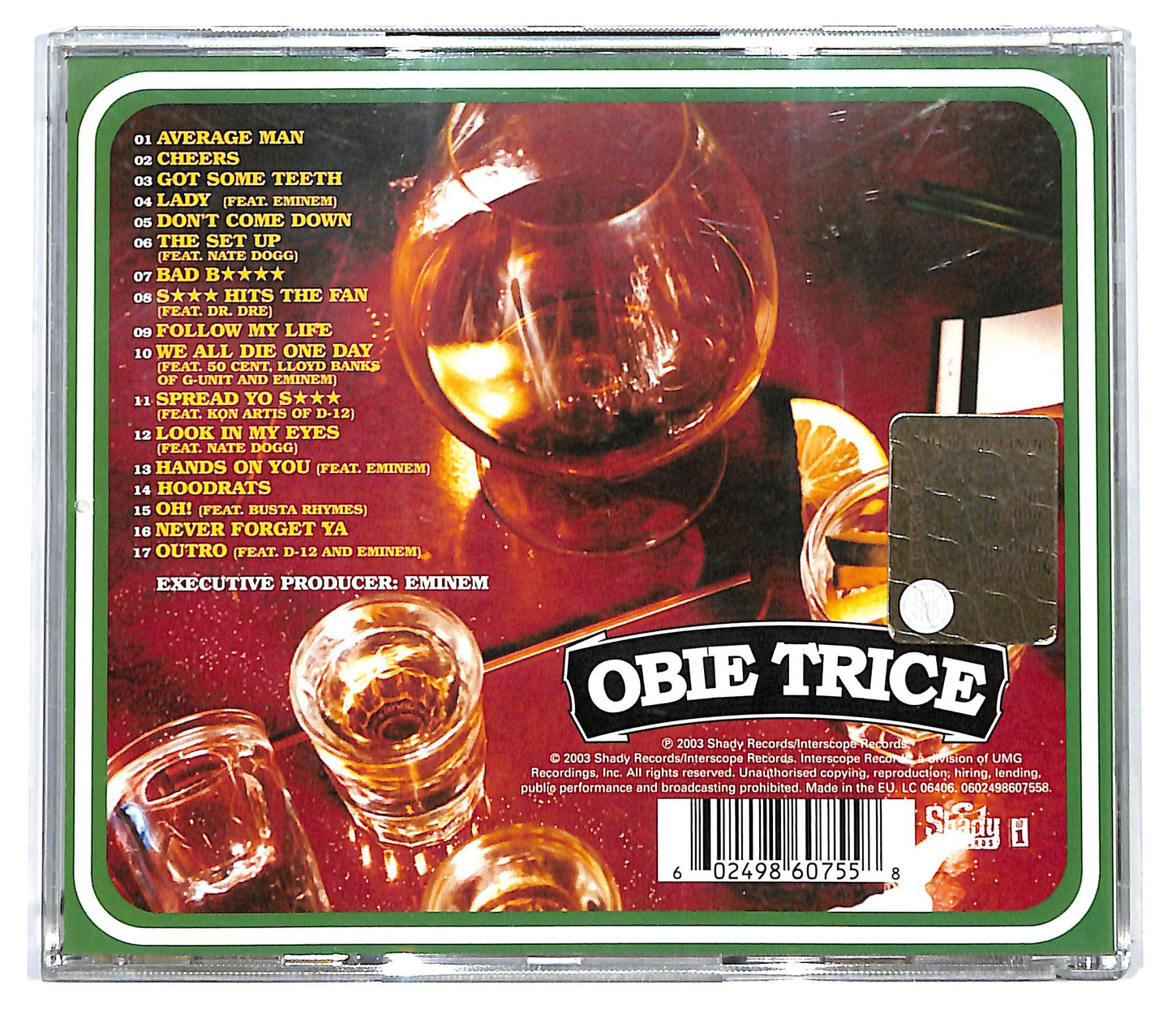 EBOND Obie Trice - Cheers CD CD126065