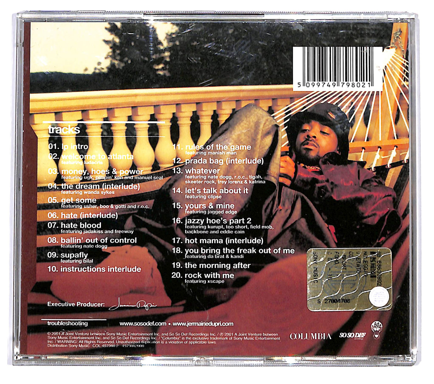 EBOND Jermaine Dupri - Instructions CD CD126123