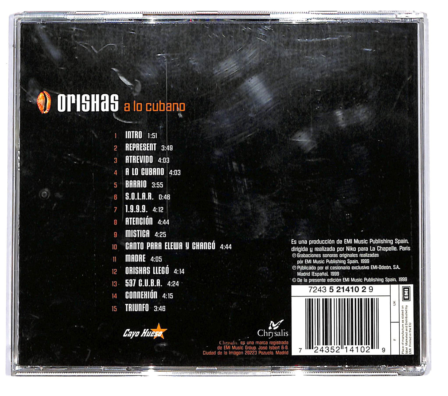 EBOND Orishas - A Lo Cubano CD CD126250