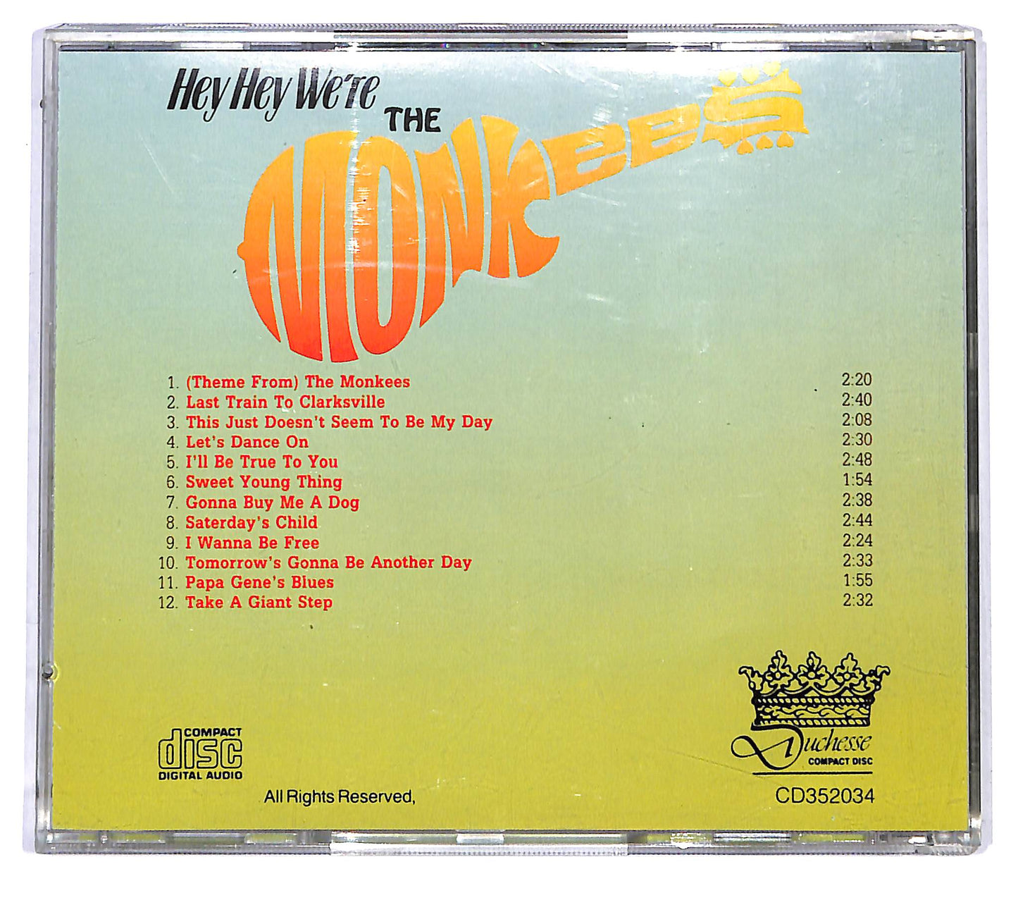 EBOND The Monkees - Hey Hey We're The Monkees CD CD126253