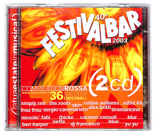 EBOND Various - 40° Festivalbar 2003 (Compilation Rossa) CD CD126325