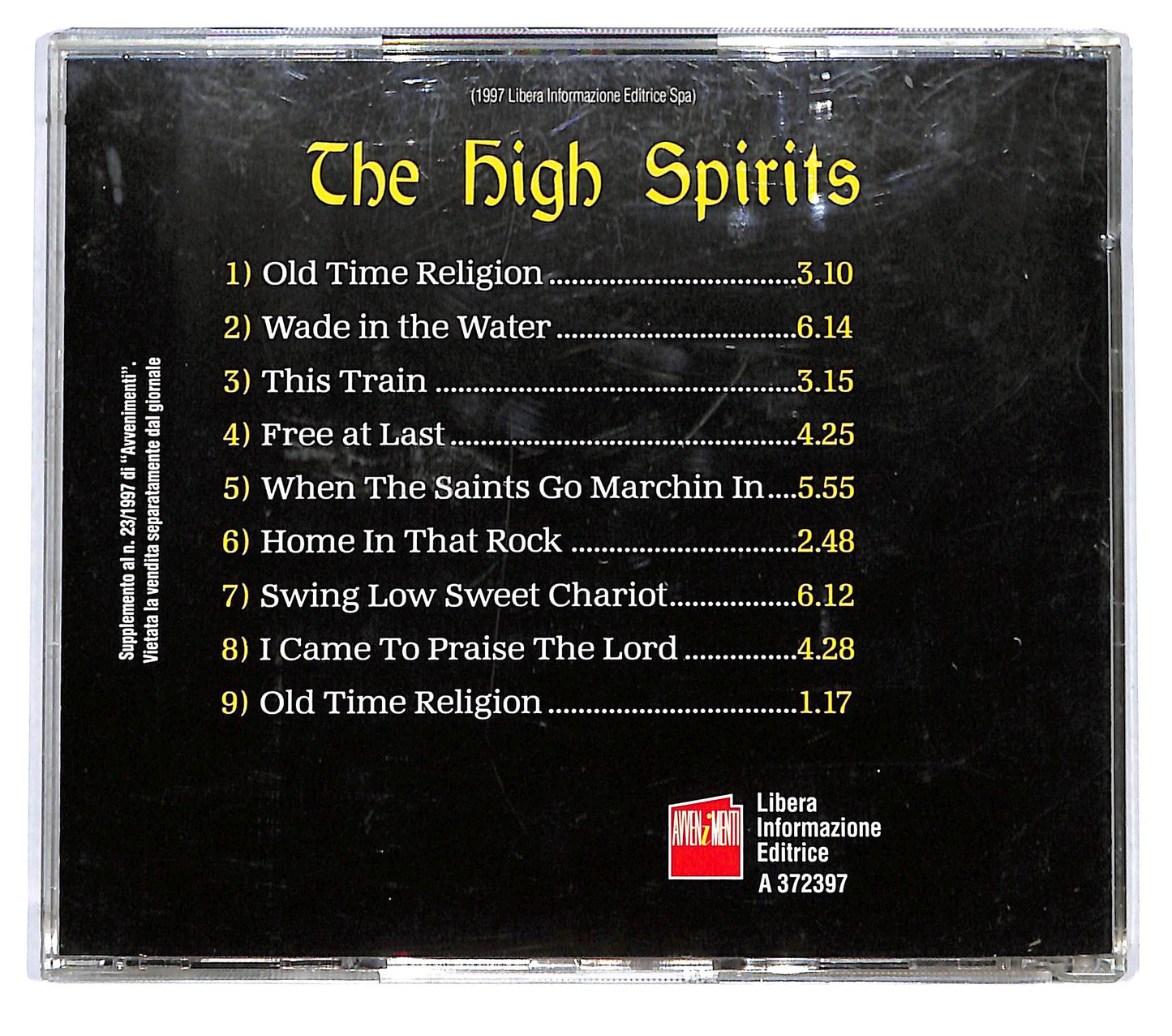 EBOND The High Spirits - Spirituals Dei Neri D'America EDITORIALE CD CD126344