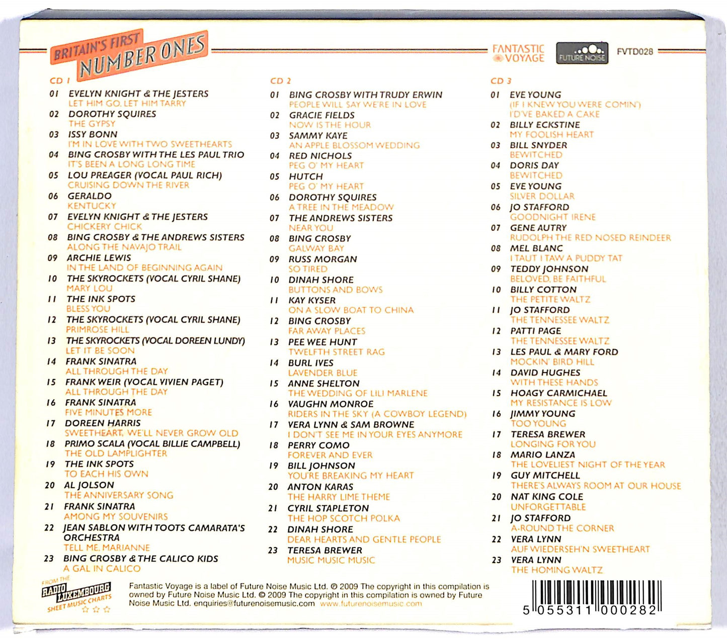 EBOND Various - Britain's First Number Ones 1945 - 52 CD CD126412