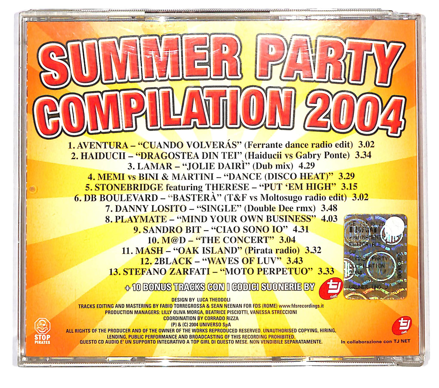 EBOND Various - Summer Party Compilation 2004 CD CD126556