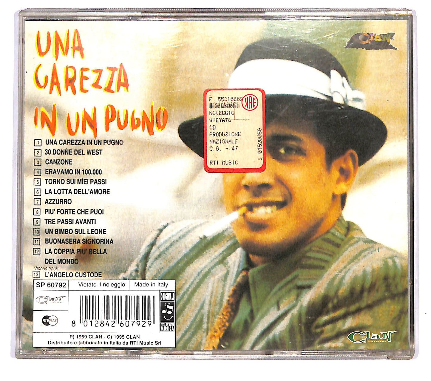 EBOND Adriano Celentano - Azzurro / Una Carezza In Un Pugno CD CD126652