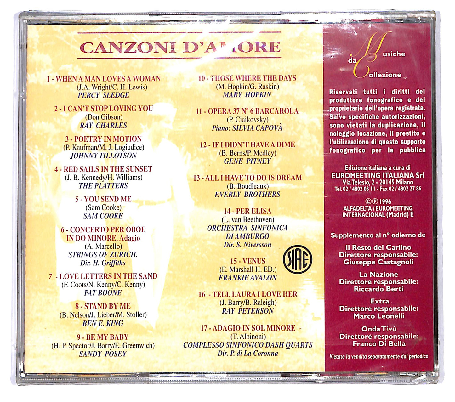 EBOND Various - Canzoni D’Amore CD CD126728