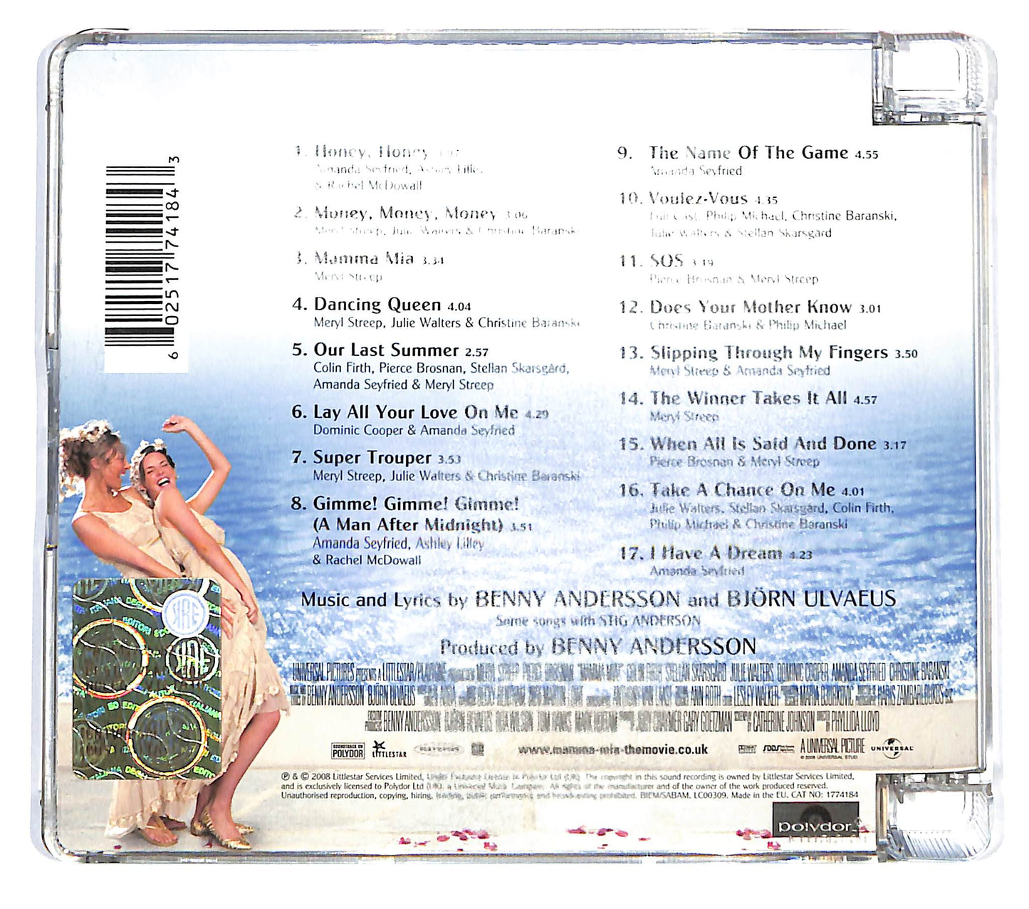 EBOND Various - Mamma Mia! (The Movie Soundtrack) SJB CD CD126738