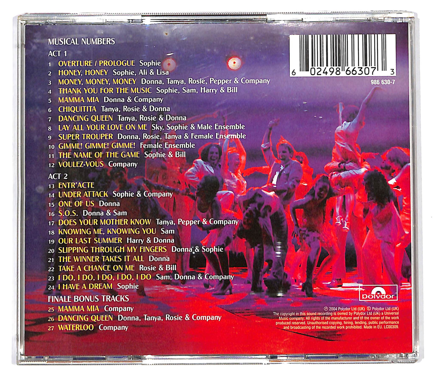 EBOND Mamma Mia! Original Cast - Mamma Mia! CD CD126816