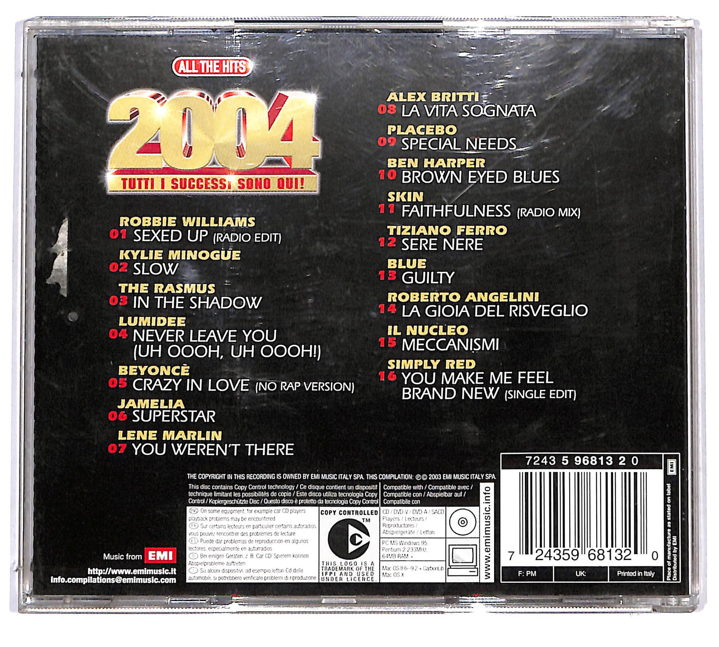 EBOND Various - All The Hits 2004 CD CD127014