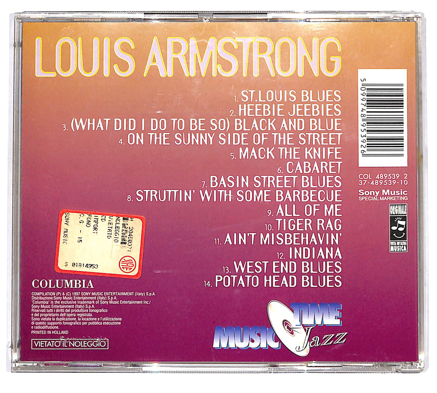 EBOND Louis Armstrong a Collection CD CD127040