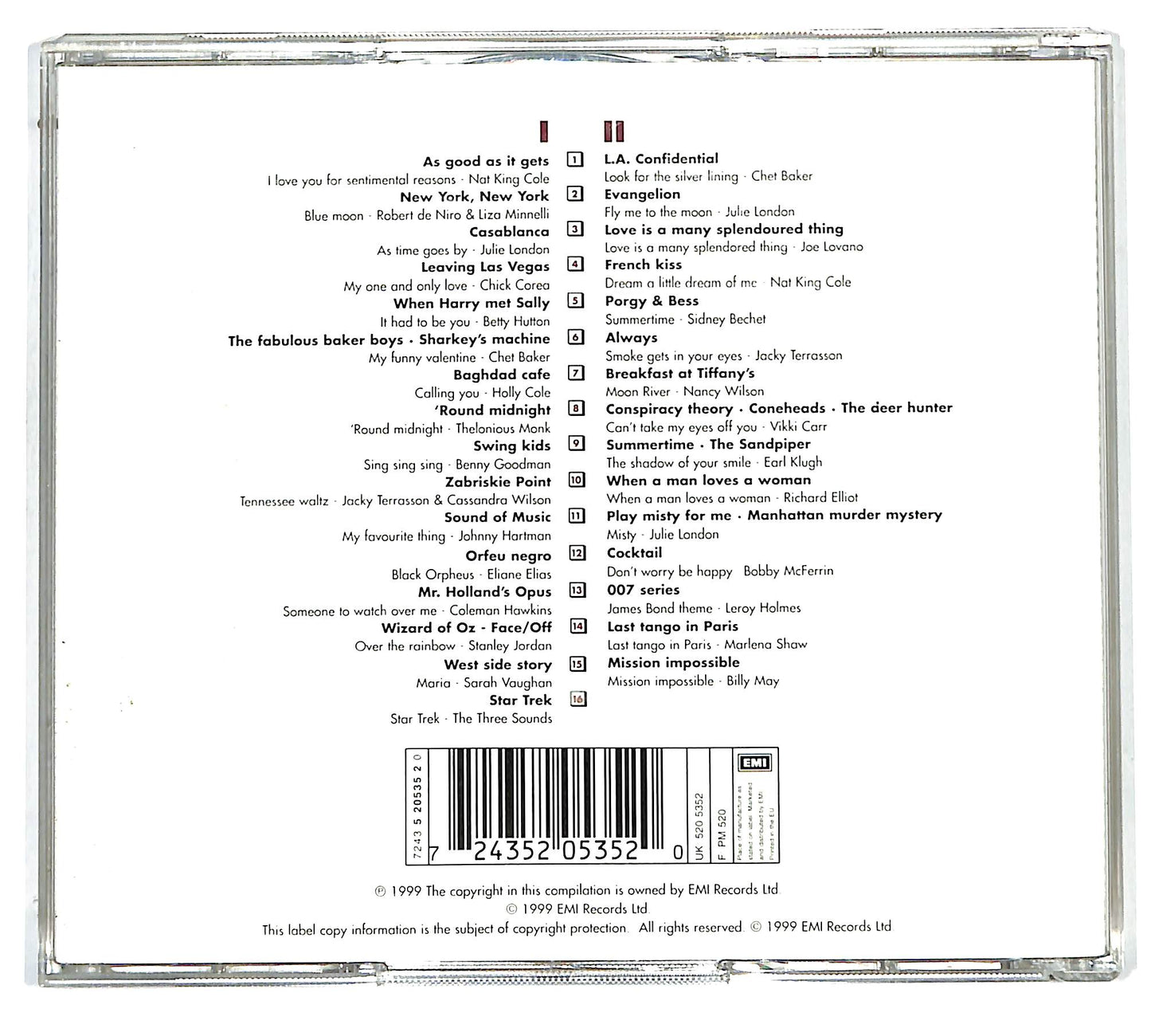 EBOND Various - Jazz On Cinema I & II CD CD127111