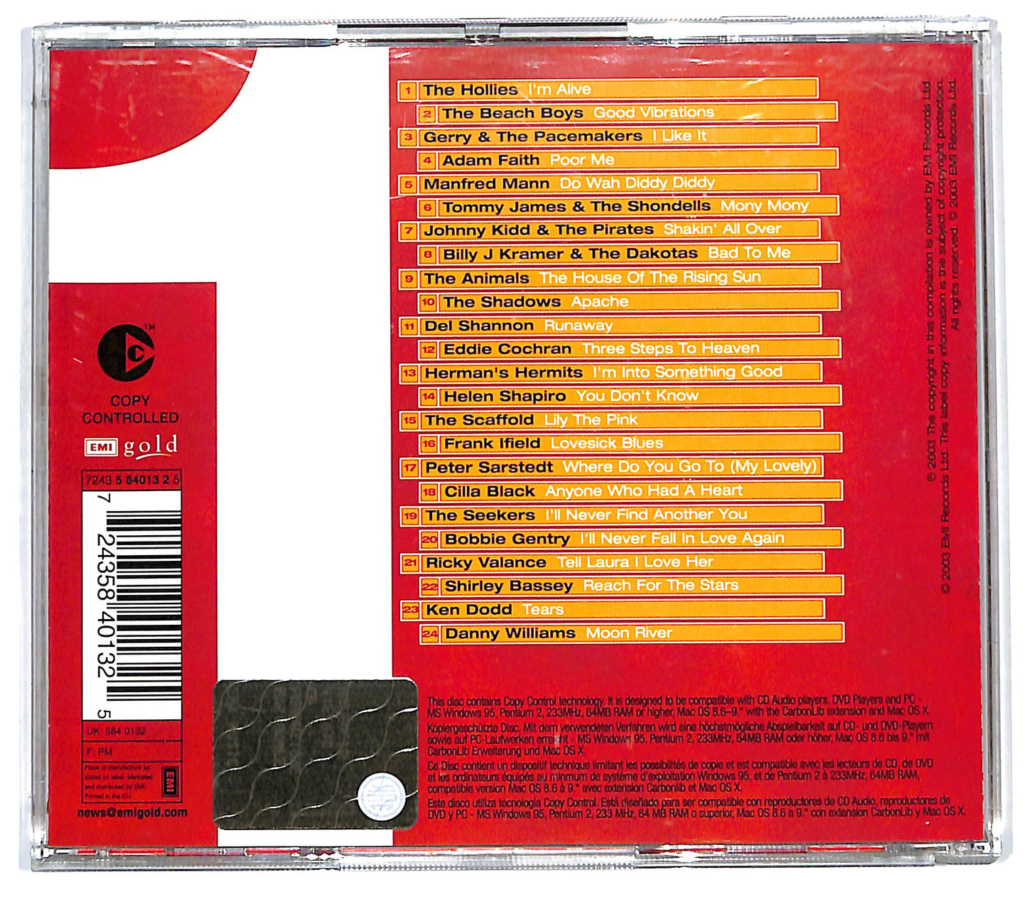 EBOND Various - Sixties Number 1's CD CD127116